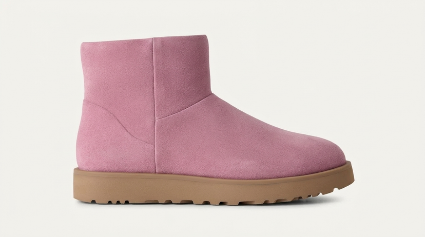 Low ankle boot, orchid pink PB04