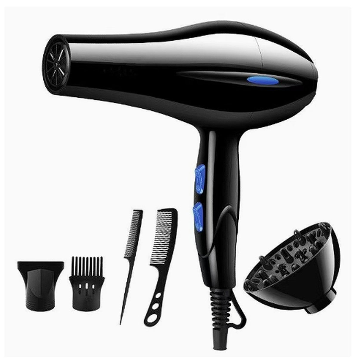 Professional dryer set black