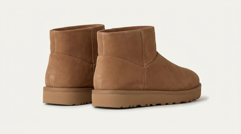 Ultra-low ankle boot, chestnut PB06